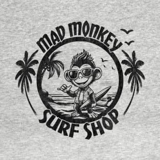 Mad Monkey Surf Shop Graphic Tee | Surfer Surf Shop T-Shirt
